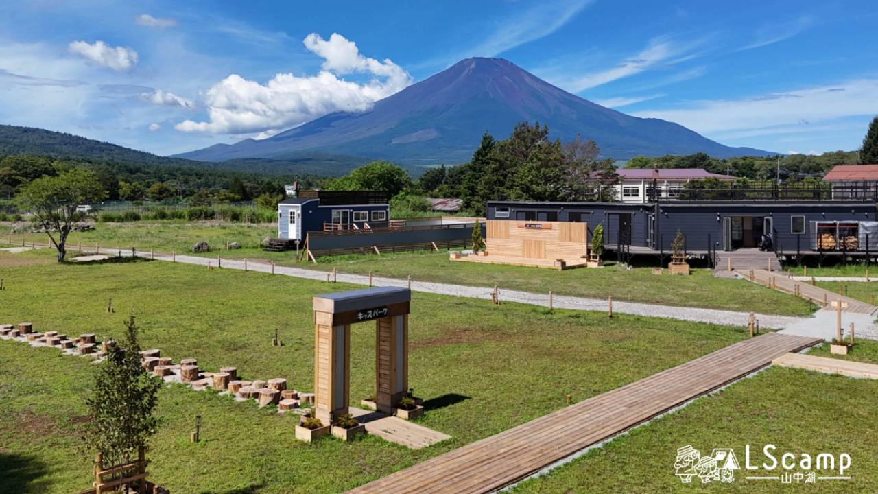 NTT Landscape、ファミリー向けスマートキャンプ場「LScamp山中湖」グランドオープン