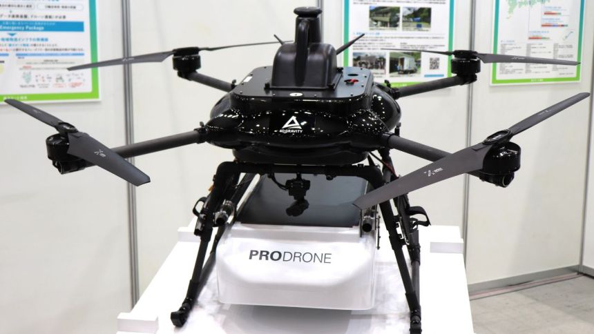 エアロネクスト、4D GRAVITY®搭載の新型物流専用ドローン「PD4B-M-AN」を発表