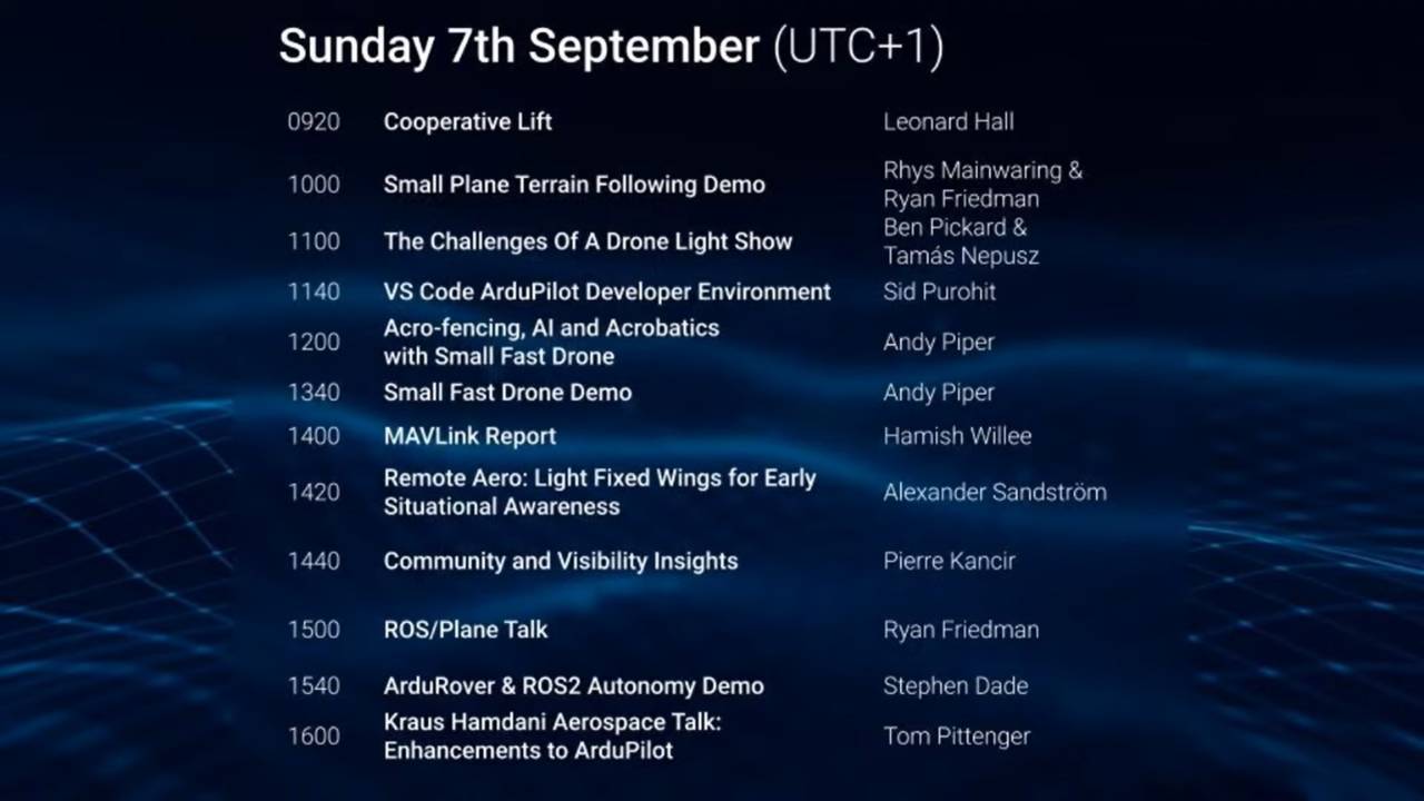 今年のArdupilot Developer Conference[春原久徳のドローントレンドウォッチング]Vol.94