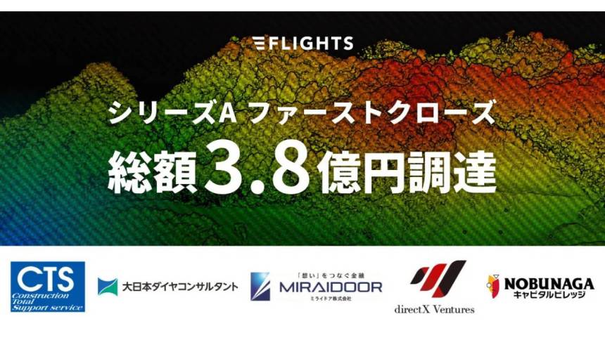 FLIGHTS、シリーズA ファーストクローズで総額3.8億円の資金調達を完了