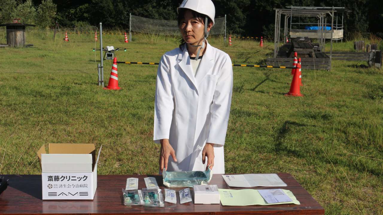 南海トラフ地震を想定――今治市からしまなみ海道沿線の大島へ「ドローンによる医療物資輸送」を実証。国家戦略特区の支援でレジリエンスを強化[愛媛県今治市]