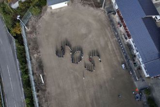 内閣府・広島県・福山市連携、ドローン4機同時運用による大規模防災訓練を実施