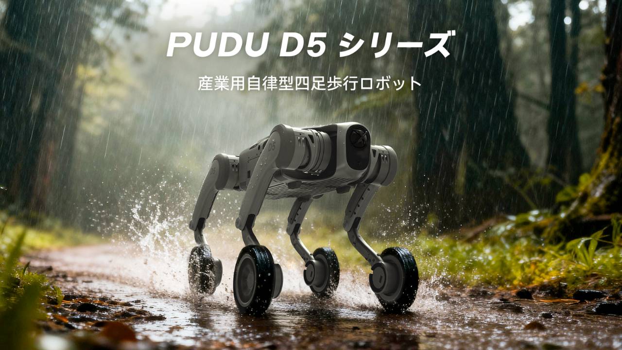 Pudu Robotics、PUDU D5シリーズを発表