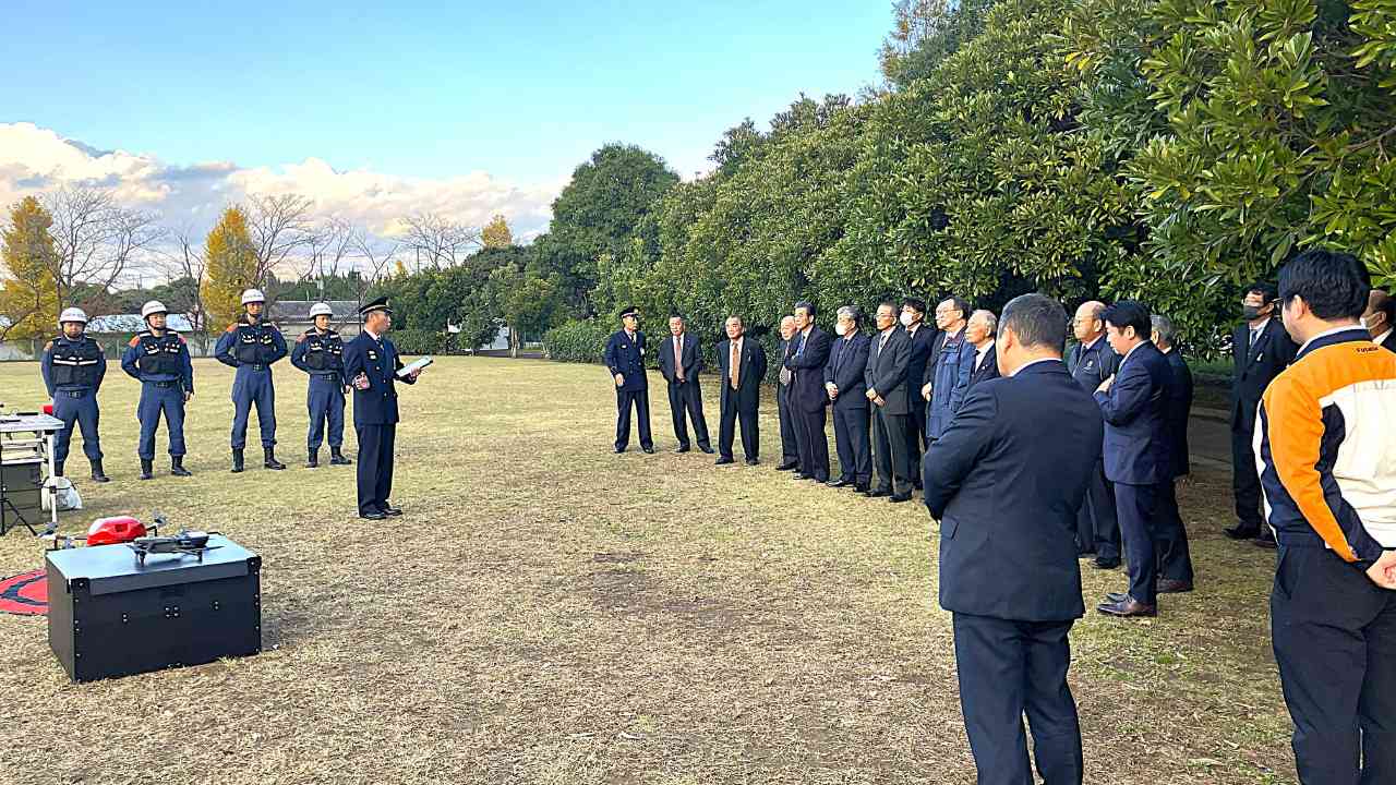 双葉電子工業】 長生郡市広域市町村圏組合消防本部に「災害対応ドローン」を納入