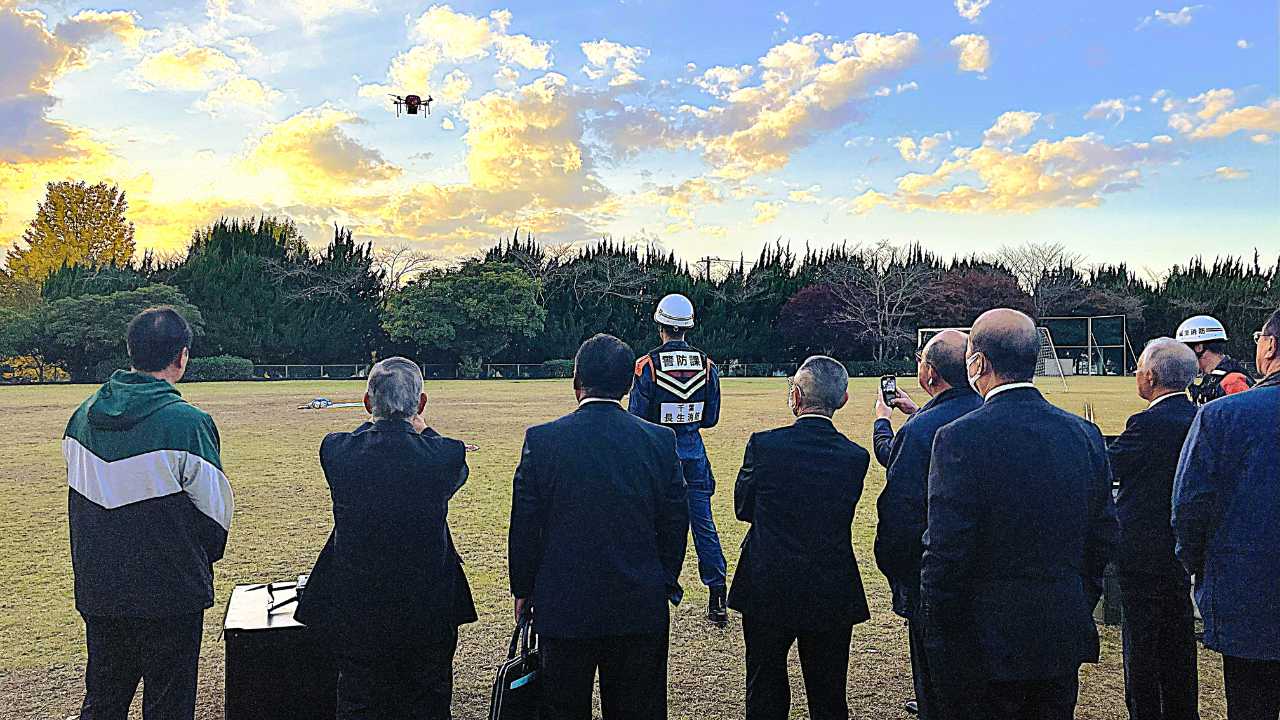 双葉電子工業】 長生郡市広域市町村圏組合消防本部に「災害対応ドローン」を納入