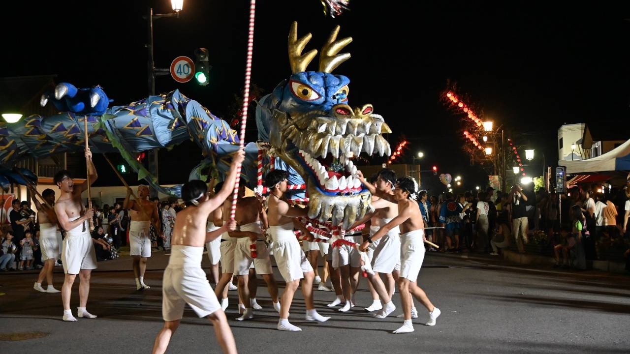 山形県高畠町の伝統祭「青竹ちょうちんまつり」60周年ドローンアート実現へ！ふるさと納税型クラウドファンディング実施中