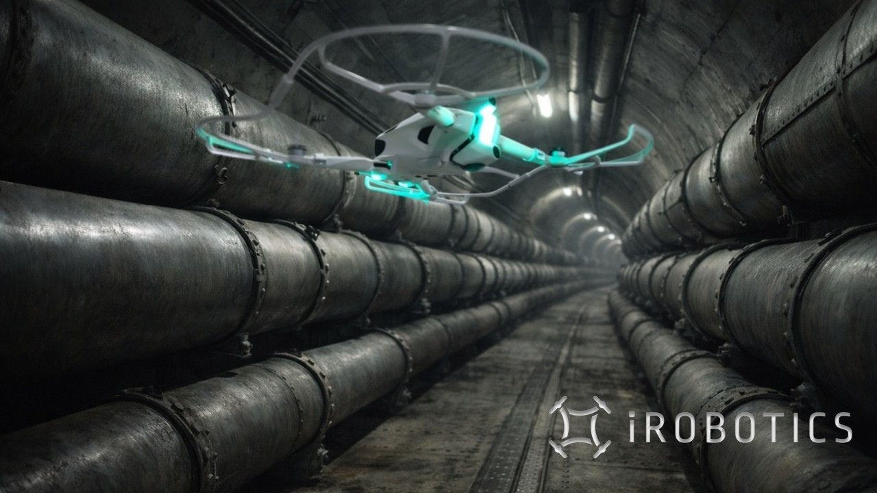 アイ・ロボティクス、地下インフラ空間の全自動ドローン点検を見据え、汎用機体による簡易な空間データ取得・可視化プロセスを確立