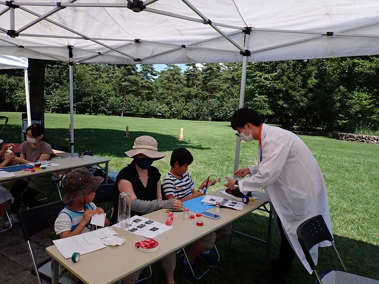 ペットボトルボトルロケットづくり開催時間(2021年7月23日)