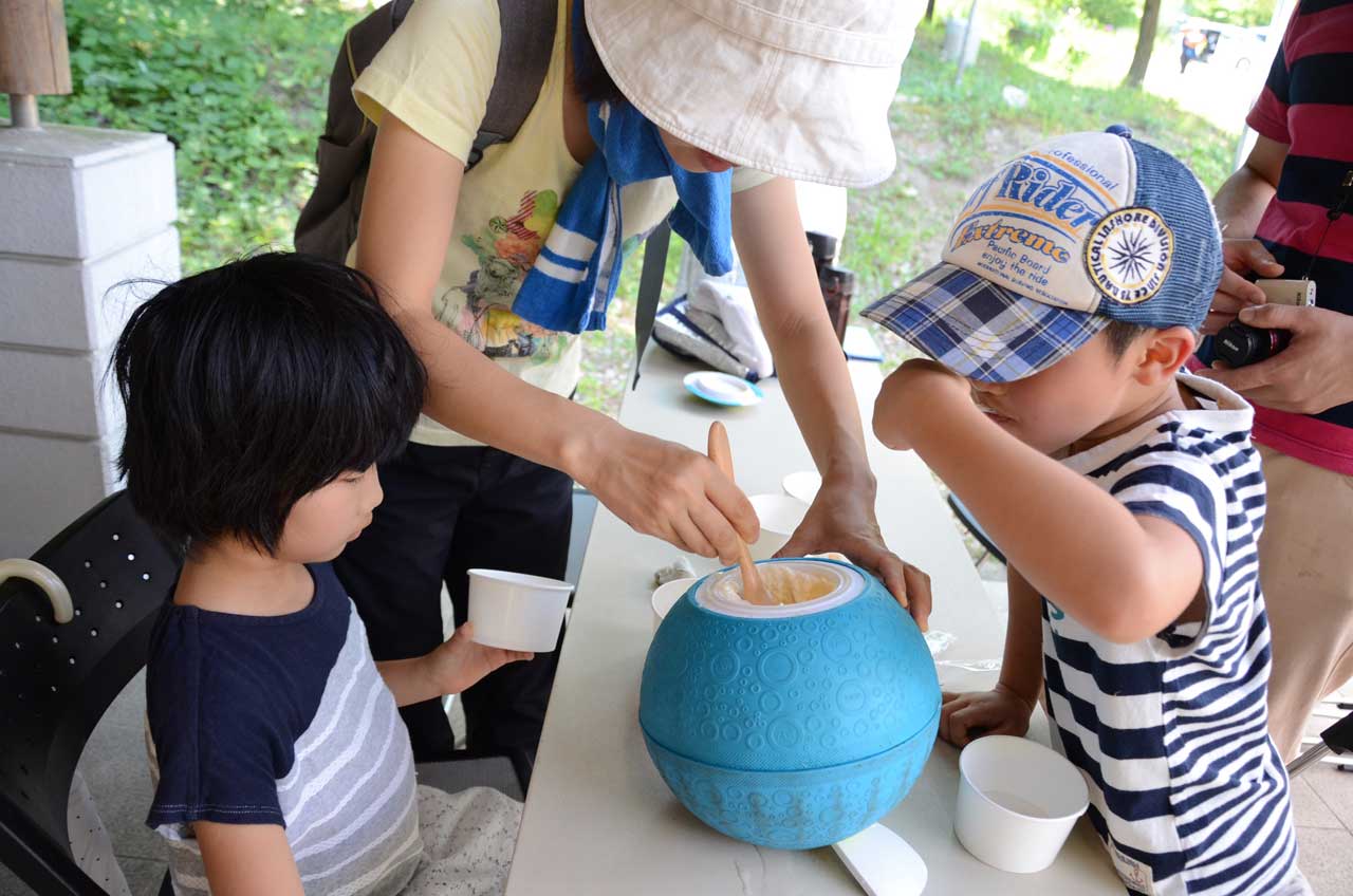 アイスクリームづくりの開催イメージ