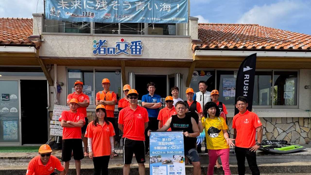 ドローンとジェットボードのビーチレスキュー実践「第3回青島テック水難訓練イベント」開催レポート