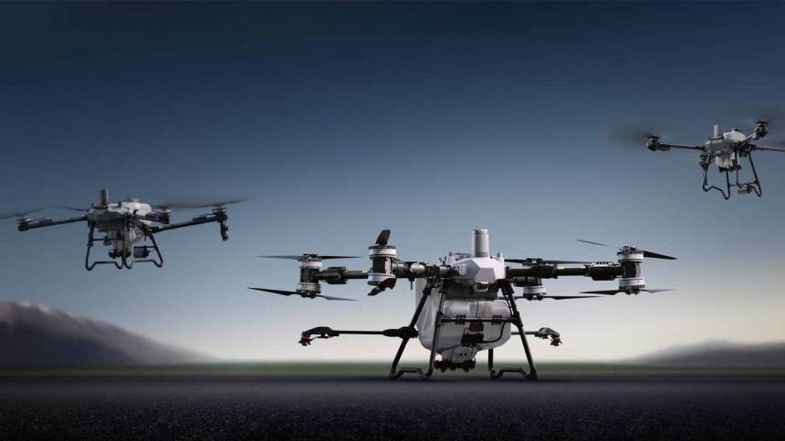 DJI、新型農業ドローンAgras「T100」「T70P」「T25P」を世界同時発表