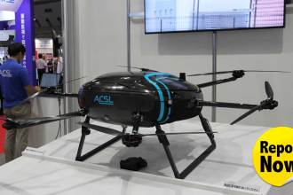 PF4。第一種型式認証取得を目指すACSL式PF4-CAT3型とは別の機体となるが、見た目に差はほとんどなさそうだ