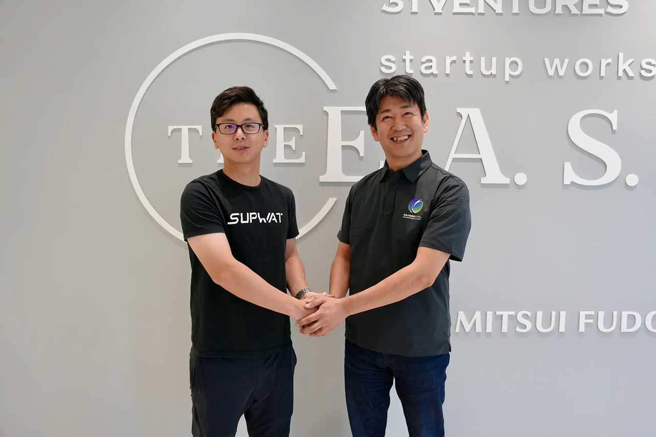 左:SUPWAT 横山氏 右:ISC 畑田氏