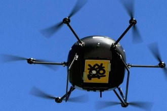 モンゴル初のドローンによるフードデリバリーに成功